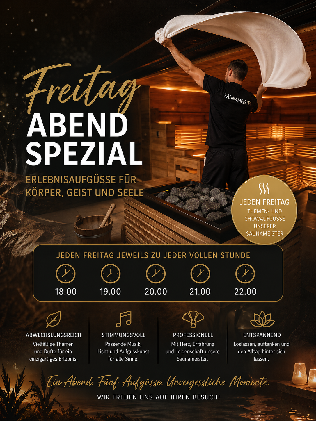 Freitag Abend Spezial – Themenaufgüsse